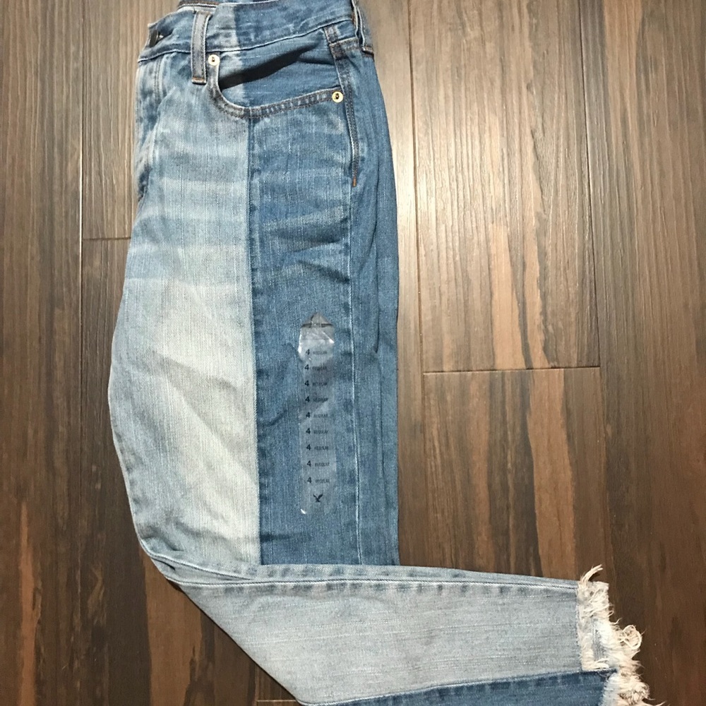 American eagle two-toned vintage jeans